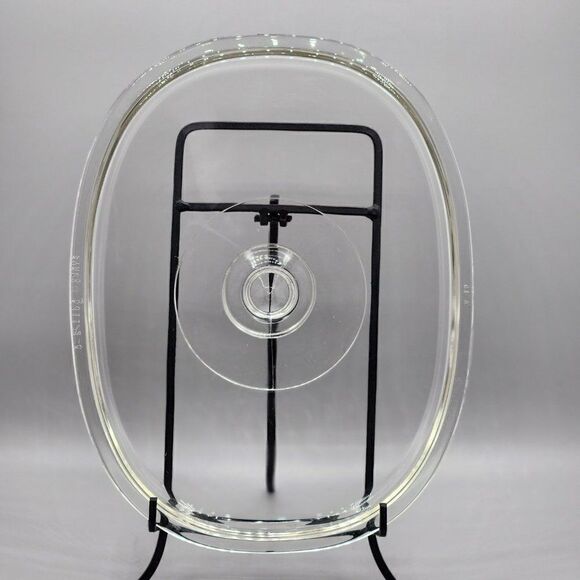 Pyrex DC1 1/2 C Oval Lid Clear Glass A 15 Replacement - Picture 2 of 4
